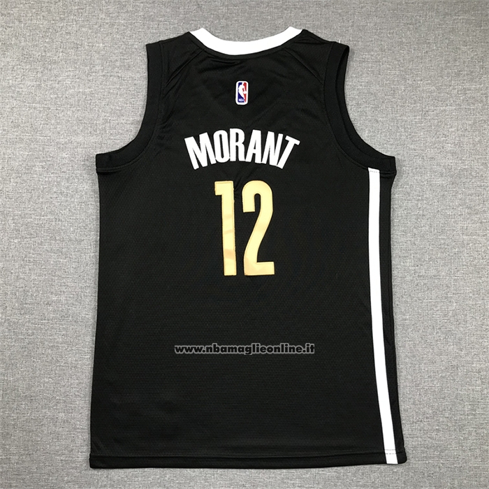 Maglia Bambino Memphis Grizzlies Ja Morant #12 Citta 2023-24 Nero